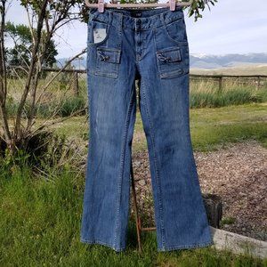 a.n.a Modern Flare Leg Jeans Size 6 Long